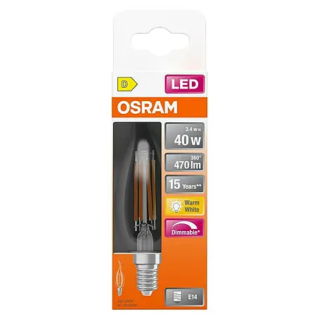 Osram Superstar LED-Lampe Classic BA