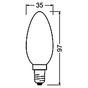 Osram Superstar Ledlamp Classic B (E14, Dimbaar, Warm wit, 250 lm, 1,8 W) | BAUHAUS