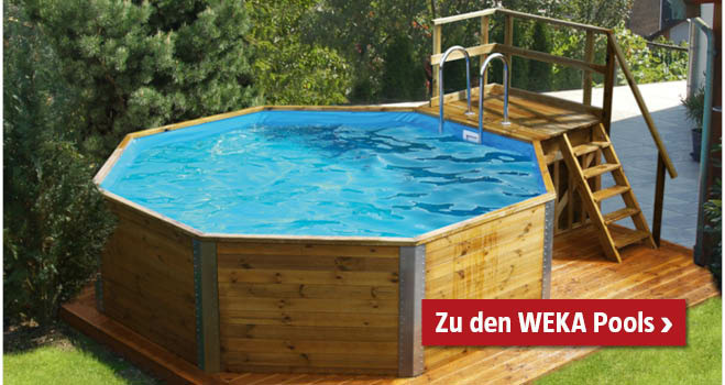 Holz Gartenpool mit Leiter