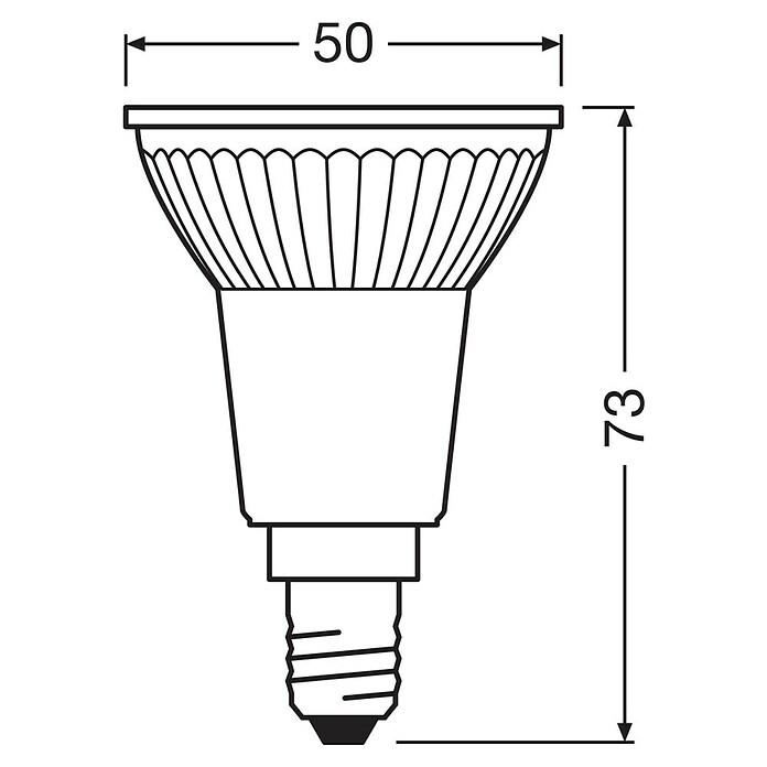 Osram Star LED-Lampe PAR16 - 3,7W (E14, Nicht Dimmbar, Warmweiß, 350 lm, 3,7 W) | BAUHAUS