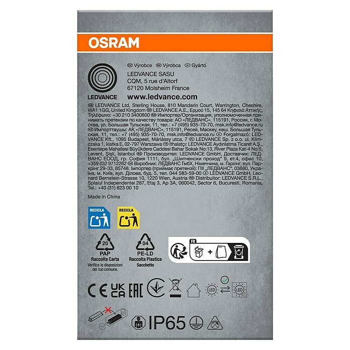 Osram LED letev za vlažne prostore Submarine  (Do x Š x V: 156,1 x 6,6 x 7,5 cm, Barva svetlobe: Hladno bela, 19 W, IP65) | 3094 - Feuchtraum Lichtleiste | CAKA - Zweckleuchten | CAK - Technisches Licht | CA - Beleuchtung | C - Elektro | BAUHAUS