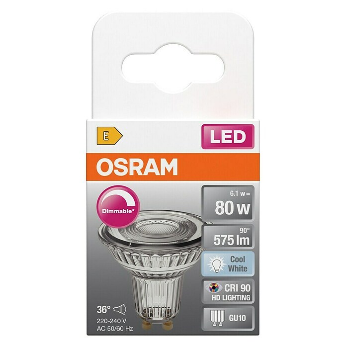 Osram LED žarulja  (GU10, 6,1 W, 575 lm) | BAUHAUS