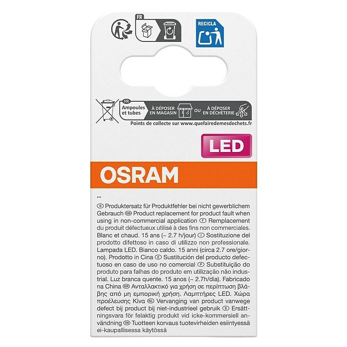 Osram Star LED-Lampe MR16 (GU5,3, Nicht Dimmbar, Warmweiß, 345 lm, 3,4 W) | BAUHAUS