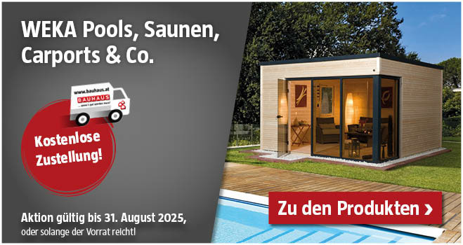 Aktion WEKA Produkte versandkostenfrei bis 31.08.2025