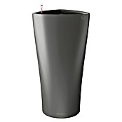 Lechuza Pflanzsäule rund Delta (Ø x H: 39 x 75,5 cm, Kunststoff, Anthrazit Metallic) | BAUHAUS