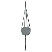 Lechuza Blumenampel Makramee Boho (Länge: 120 cm, Baumwolle, Grau) | BAUHAUS