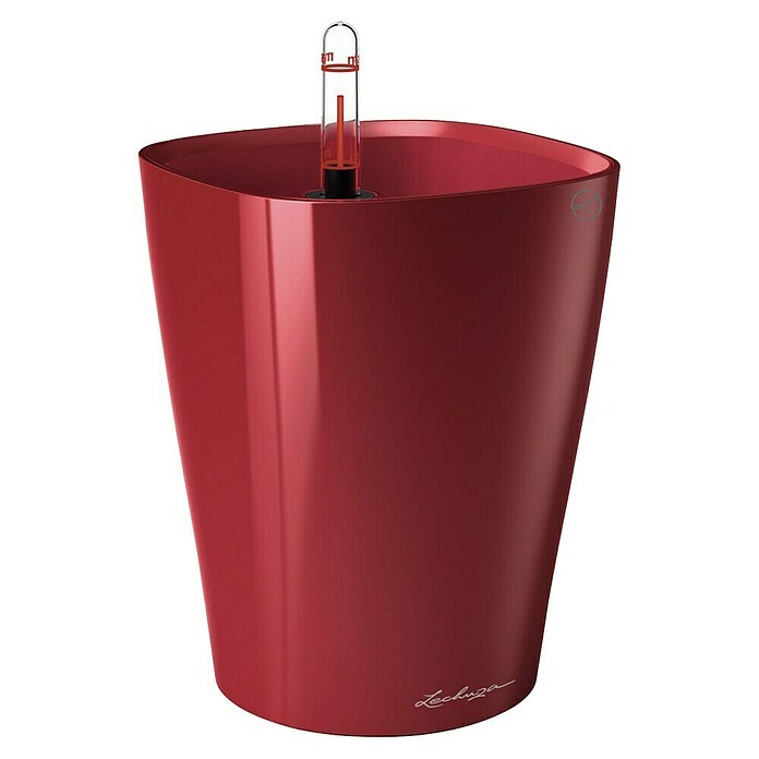 Lechuza Pflanztopf Mini-Deltini (Außenmaß (Ø x H): 10 x 13 cm, Kunststoff, Rot) | BAUHAUS