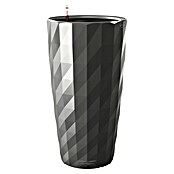 Lechuza Pflanzsäule rund Diamante (Außenmaß (Ø x H): 40 x 75 cm, Kunststoff, Anthrazit) | BAUHAUS
