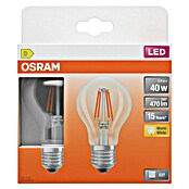 Osram Star Set LED sijalk Classic A  (E27, Ni mogoče zatemniti, Toplo bela, 470 lm, 3,4 W, 2 kos) | LED luči | Svetlila | Elektro in svetila | Izdelki | BAUHAUS