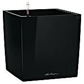 Lechuza Cube Pflanzkübel eckig Premium (Außenmaß (L x B x H): 29,5 x 29,5 x 30 cm, Kunststoff, Schwarz) | BAUHAUS