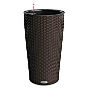 Lechuza Cottage Pflanzsäule rund Cilindro (Ø x H: 23 x 41 cm, Kunststoff, Mokka) | BAUHAUS