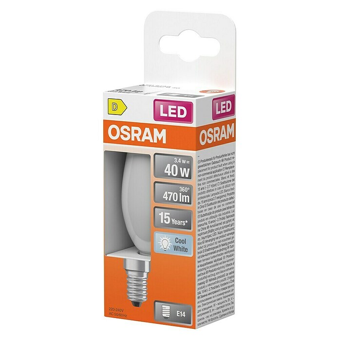 Osram Bombillas LED (E14, 3,4 W, 470 lm) | BAUHAUS