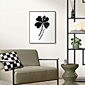 Reinders Bild Slim Frame Black (Feeling Lucky, B x H: 40 x 50 cm) | BAUHAUS
