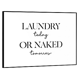 Reinders Bild Slim Frame Black (Naked Laundry, B x H: 40 x 30 cm)
