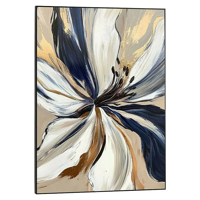 Reinders Bild Slim Frame BlackGlamour Flower, B x H: 50 x 70 cm - Diagonale Ansicht