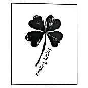 Reinders Bild Slim Frame Black (Feeling Lucky, B x H: 40 x 50 cm) | BAUHAUS