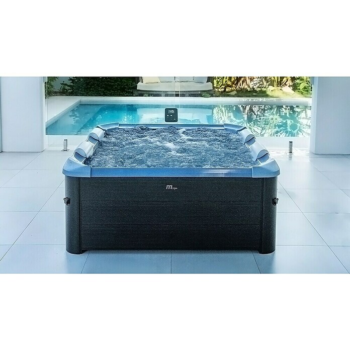 MSpa Hidromasažna kada Frame Oslo Sapphire  (160 x 160 cm, Crna) | BAUHAUS