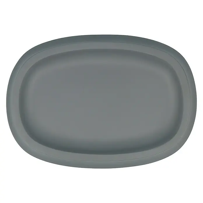 Venus Flakoni Seifenschale - Grau, Polyresin - Graue, ovale Servierplatte mit leicht erhöhtem Rand. Ideal zum Servieren von Speisen und Getränken für verschiedene Anlässe.