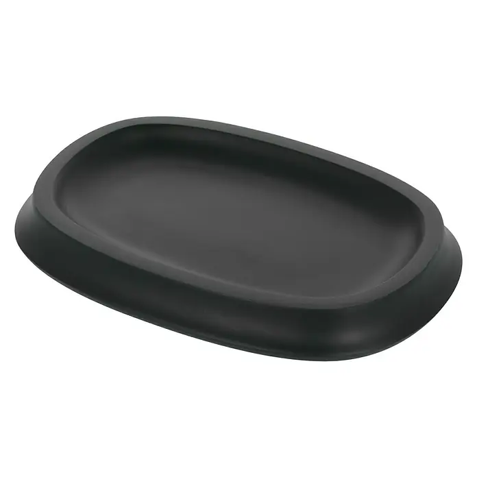 Venus Flakoni Seifenschale - Schwarz, Polyresin - Elegante schwarze Seifenschale mit abgerundeten Formen. Die Seifenschale ist ideal für jedes Badezimmer und bietet eine stilvolle Ablage.