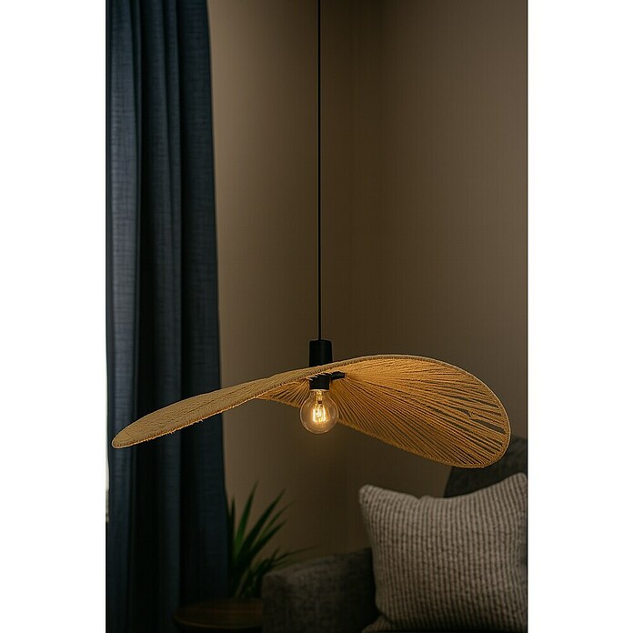 Eglo Siruela Lámpara colgante (42 W, L x An x Al: 80 x 60 x 110 cm, Marrón, Negro, E27) | BAUHAUS