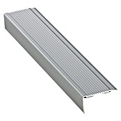 Perfil para escalera autoadhesivo (2,5 m x 45 mm x 22 mm, Aluminio, Mate)
