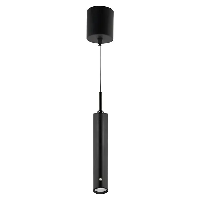 Akku-Pendelleuchte ausziehbar 37 - 163 cm - 7,5 cm, Schwarz, Warmweiß - Elegante schwarze Hängeleuchte, die mit ihrem schlichten Design jeden Raum aufwertet. Das Licht sorgt für eine angenehme Atmosphäre.