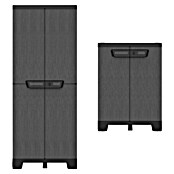 Terry Armario multiusos de plástico  Alto + Bajo Ardesia (Gris oscuro/Negro) | BAUHAUS