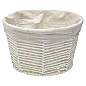 Cesta redonda (Ø x Al: 25 x 15 cm, Blanco) | BAUHAUS