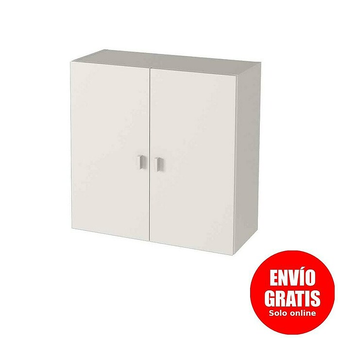Meka Block Armario multiusos de madera K-8001 (L x An x Al: 26,5 x 60 x 60 cm, Blanco, Mueble colgado, Espesor: 16 mm) | BAUHAUS