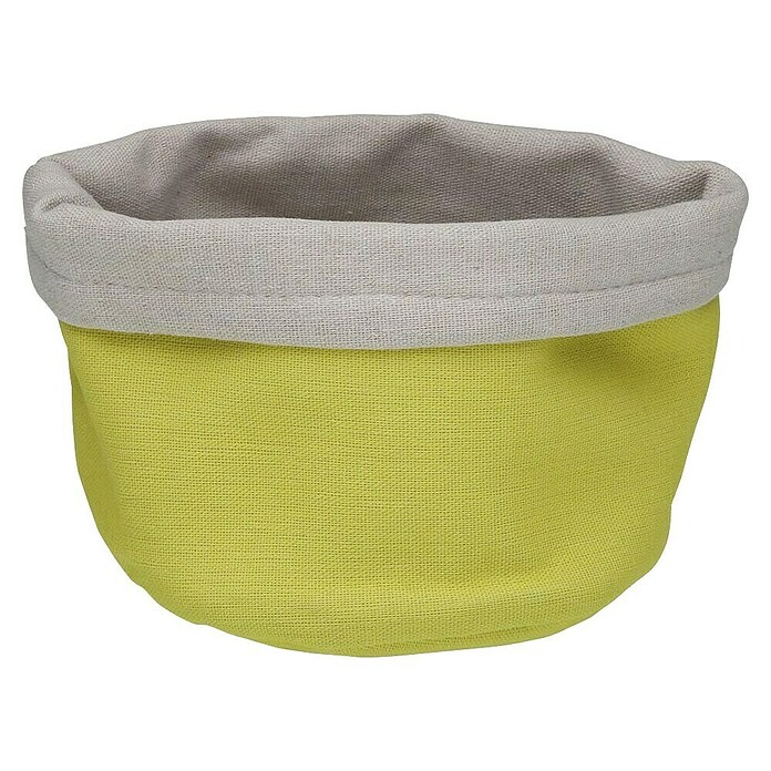 Versa Cesta de tela (L x An x Al: 17 x 14 x 10 cm, Amarillo) | BAUHAUS