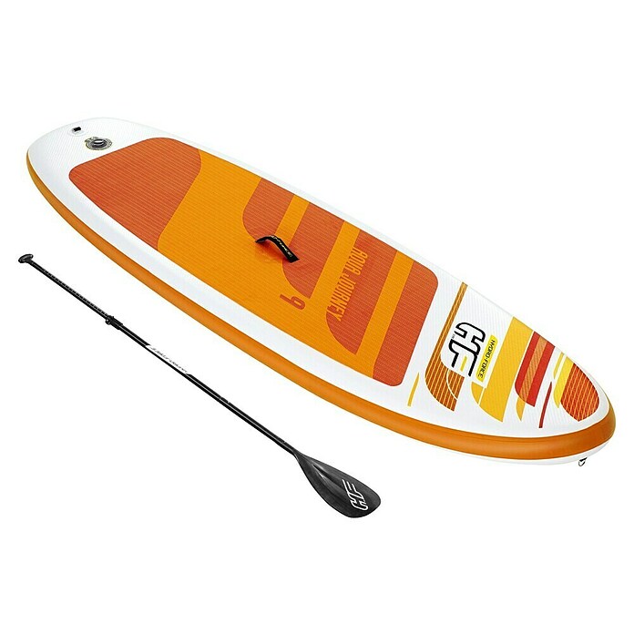 Bestway Hydro Force Juego de paddle surf Aqua Journey (L x An x Al: 274 x 76 x 12 cm, Carga útil: 100 kg, Hinchable, Naranja/Blanco) | BAUHAUS