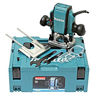 Makita Fresadora eléctrica RP0900J (900 W, 27.000 r.p.m., Diámetro del portaherramientas: 6 mm - 8 mm)