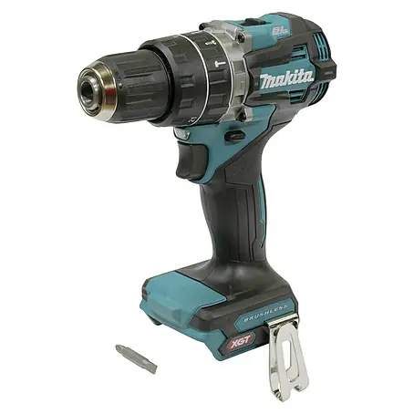 Makita XGT 40V max. Taladro atornillador percutor de batería HP002GZ