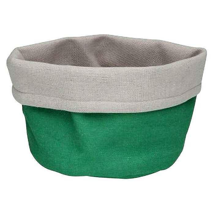 Versa Cesta de tela (L x An x Al: 17 x 14 x 10 cm, Verde) | BAUHAUS