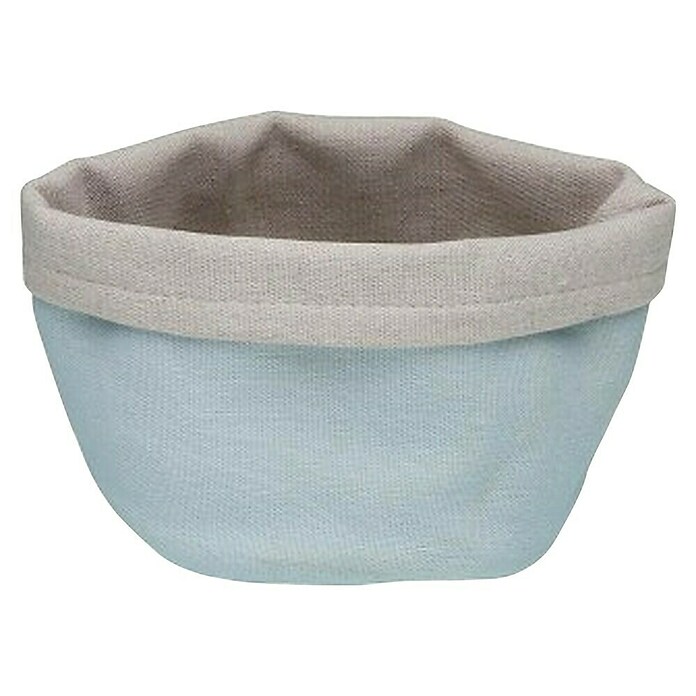 Versa Cesta de tela (L x An x Al: 17 x 14 x 10 cm, Azul claro) | BAUHAUS