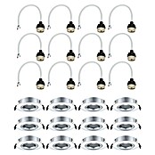 Paulmann Einbauleuchte (10 W, 9 cm, Chrom, 12 Stk., Schwenkbar) | BAUHAUS