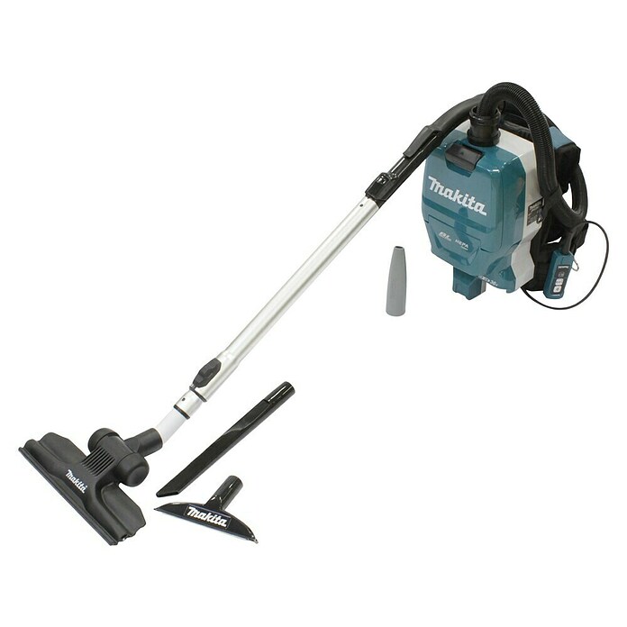 Makita LXT 18V Aspiradora con mochila de batería DVC261ZX15 (36 V, Sin batería, Volumen de recipiente: 2 l) | BAUHAUS
