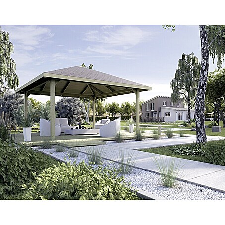 Weka Pavillon Gartenoase 651 A (L x B: 433 x 433 cm)