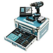 Makita LXT 18V Taladro atornillador percutor de batería DHP482RFX9 (18 V, 2 baterías, 3 Ah) | BAUHAUS