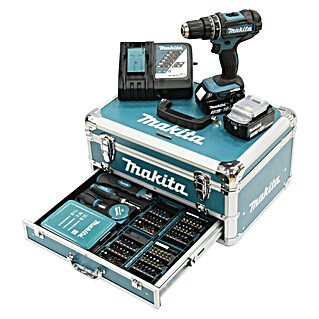 Makita LXT 18V Taladro atornillador percutor de batería DHP482RFX9 (18 V, 2 baterías, 3 Ah)
