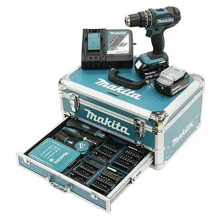 Makita LXT 18V Akku-Schlagbohrschrauber DHP482RFX9 + Artikelnr. 33855482 hinzufügen*