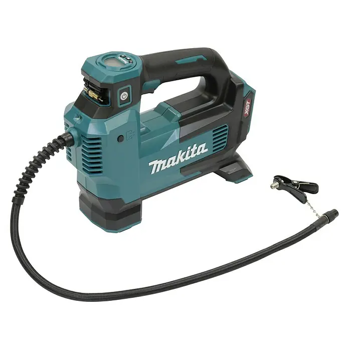 Makita XGT 40V max. Akku-Kompressor MP001GZ - 40 V, Ohne Akku, 11,1 bar - Makita Akku-Luftpumpe für schnelles und einfaches Aufpumpen von Reifen und anderen aufblasbaren Gegenständen. Kompaktes Design und einfache Bedienung.