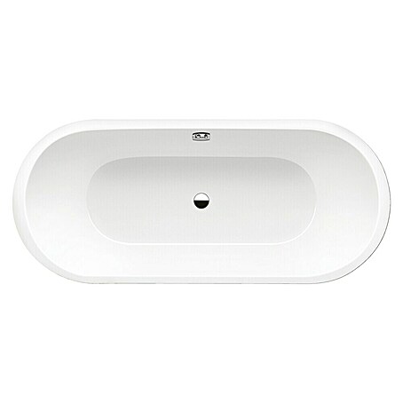 Kaldewei Badewanne Classic Duo Oval 111 (180 x 80 cm, Stahl-Email, Alpinweiß)