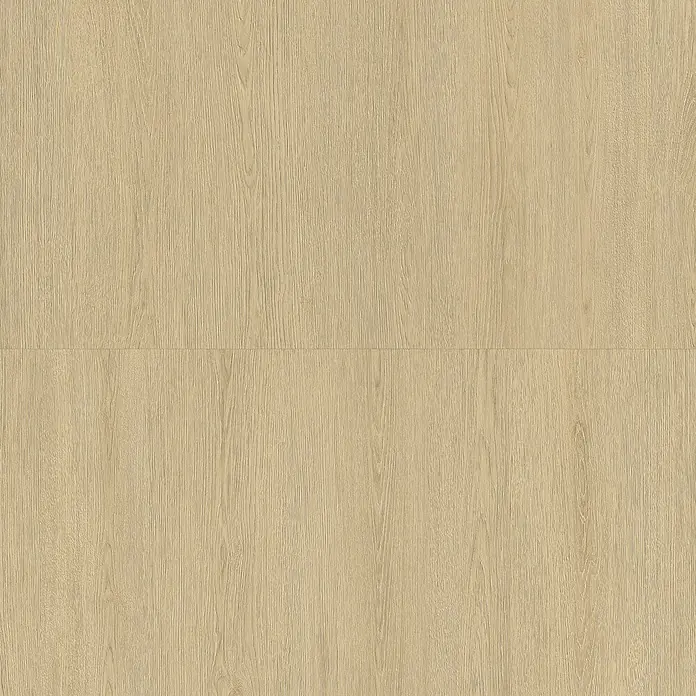 Hyundai L & C PVC-Bodenbelag Fix Verlegt - Selbstklebend, 31 cm x 10,7 m, Buche - Nahaufnahme des Bodenbelags imitiert helles Holz. Perfekt für moderne Interieurs und verleiht jedem Raum eine natürliche und warme Atmosphäre.