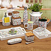Juego de cestas decorativas (Flores rosado) | BAUHAUS