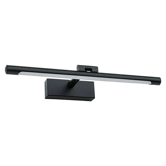 Paulmann LED-Bilderleuchte Mingo - 11 W, L x B x H: 17,5 x 41,5 x 5 cm, Schwarz, Warmweiß - Eine moderne schwarze LED-Wandleuchte mit einem schlanken, zylindrischen Design, ideal zur Beleuchtung von Bildern oder als Akzentlicht.