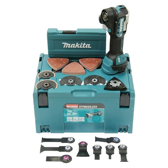 Makita LXT 18V Multiherramienta de batería DTM52ZJX2 (18 V, Sin batería) | BAUHAUS