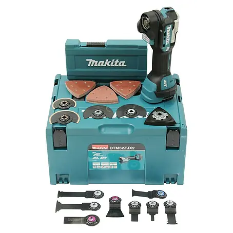 Makita LXT 18V Akku-Multifunktionswerkzeug DTM52ZJX2 + Artikelnr. 33855482 hinzufügen*