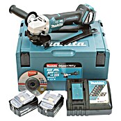 Makita LXT 18V Amoladora angular de batería DGA517 (18 V, 2 baterías, 5 Ah, Diámetro disco: 125 mm) | BAUHAUS