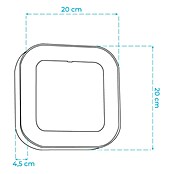 Green Tech Vanjska zidna LED svjetiljka Clara  (12 W, 200 x 200 x 45 mm, Crna, IP54) | BAUHAUS